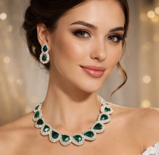 Silver Plated Jewelry Set